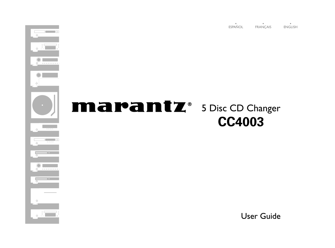 Marantz 541110307024M manual CC4003 