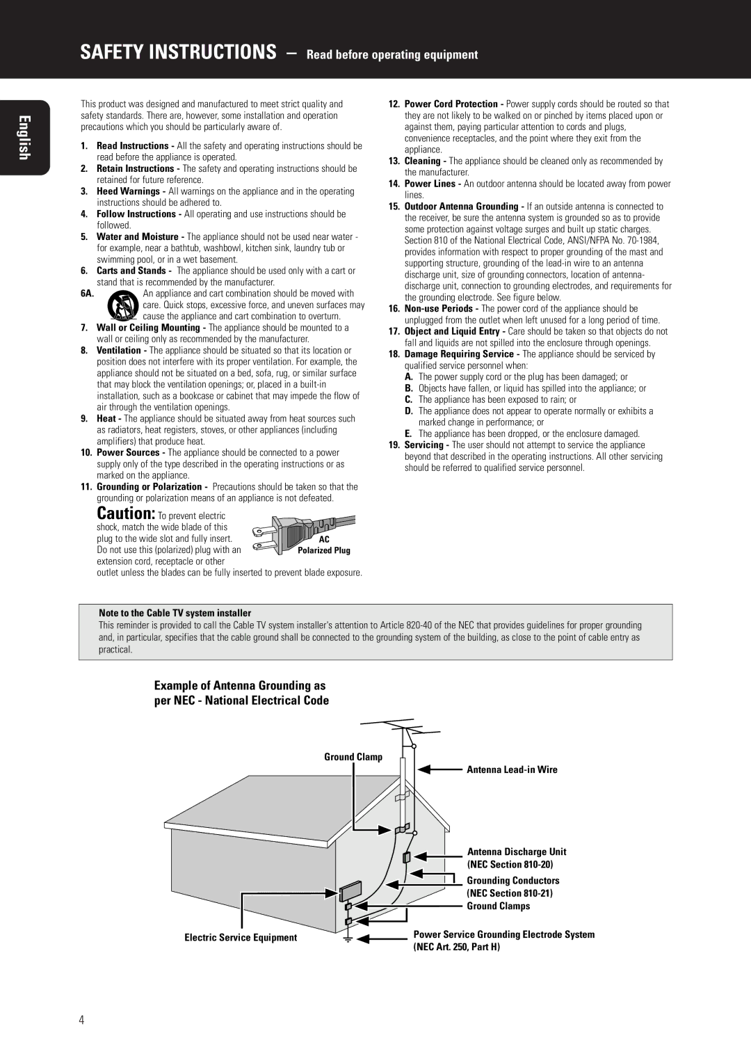 Marantz CD5000 manual English 