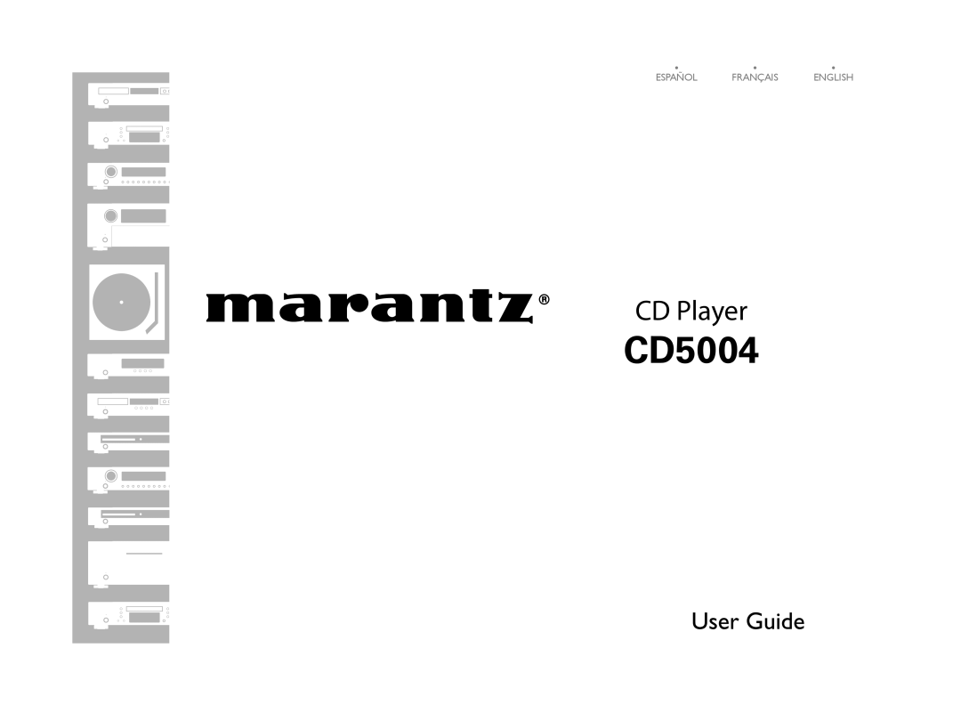 Marantz CD5004 manual 