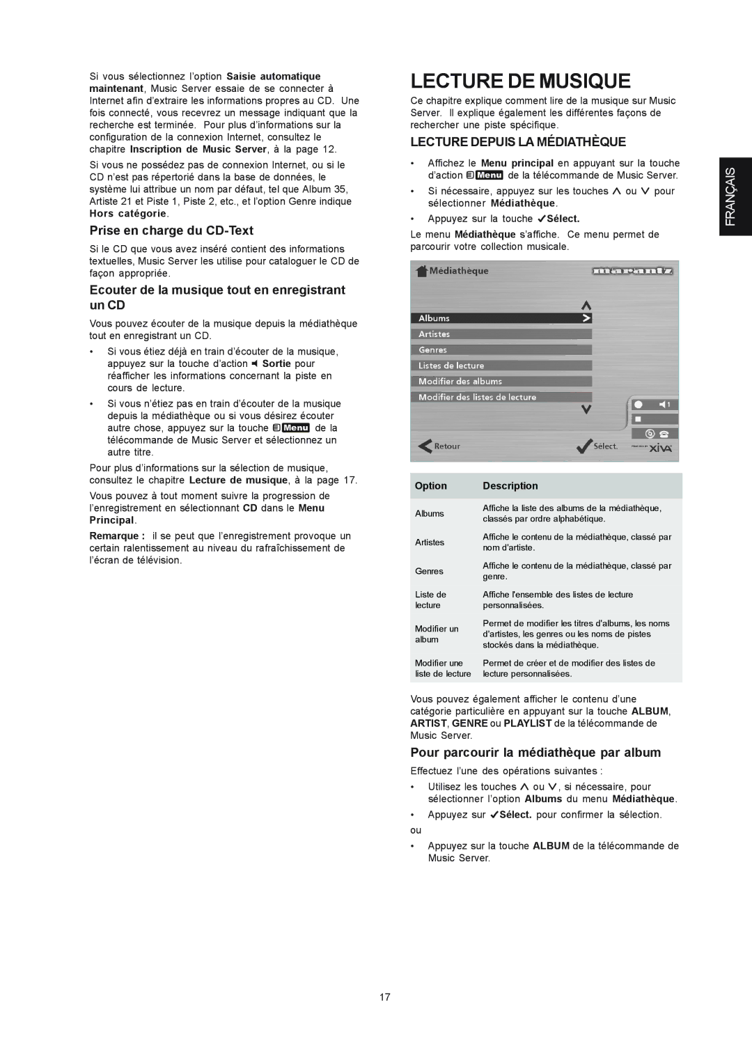 Marantz DH9300 manual Lecture DE Musique, Prise en charge du CD-Text, Ecouter de la musique tout en enregistrant un CD 