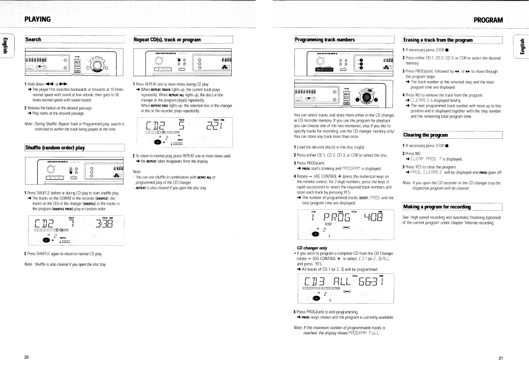 Marantz DR4160 manual 