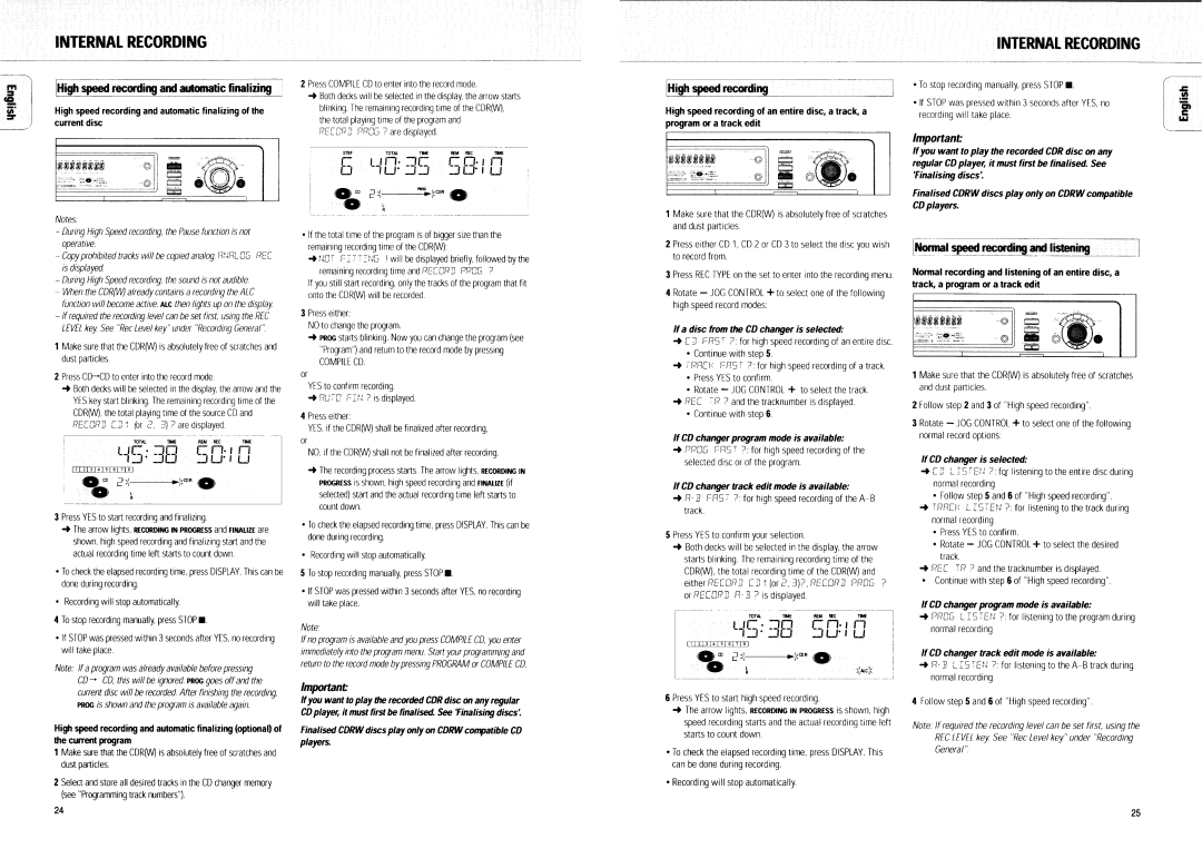 Marantz DR4160 manual 