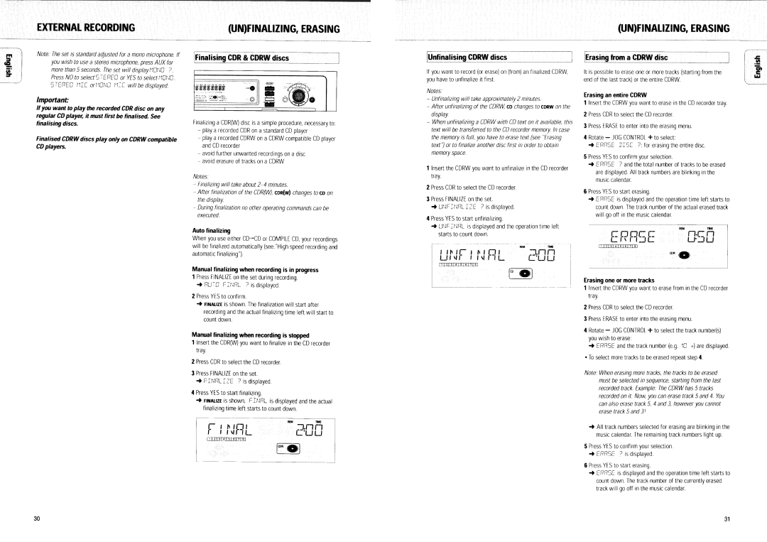 Marantz DR4160 manual 