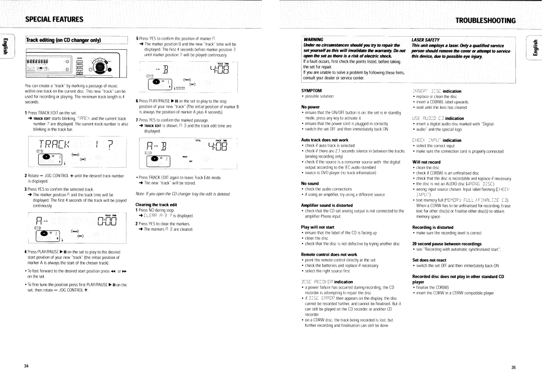 Marantz DR4160 manual 