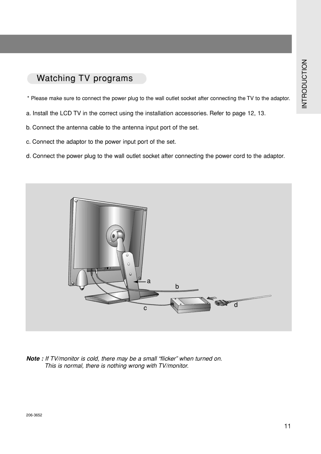 Marantz LC1500 manual Watching TV programs 