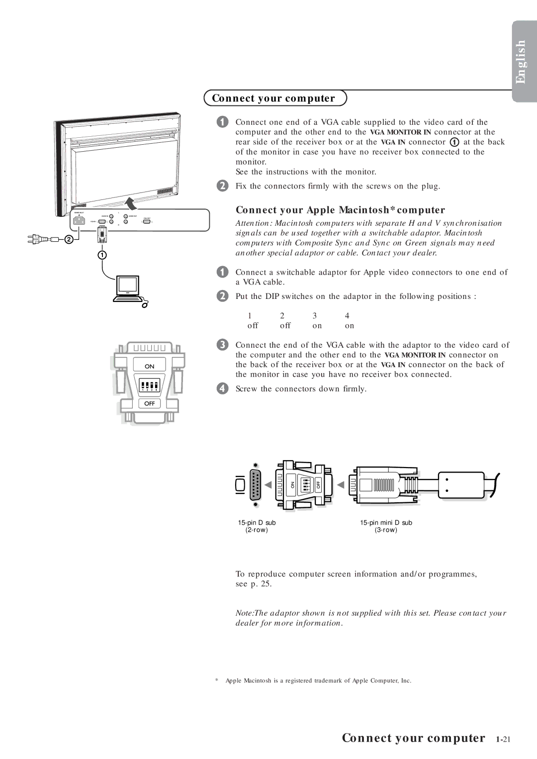 Marantz MAR0076 manual Connect your computer 