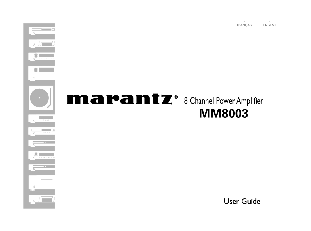 Marantz MM8003 manual 