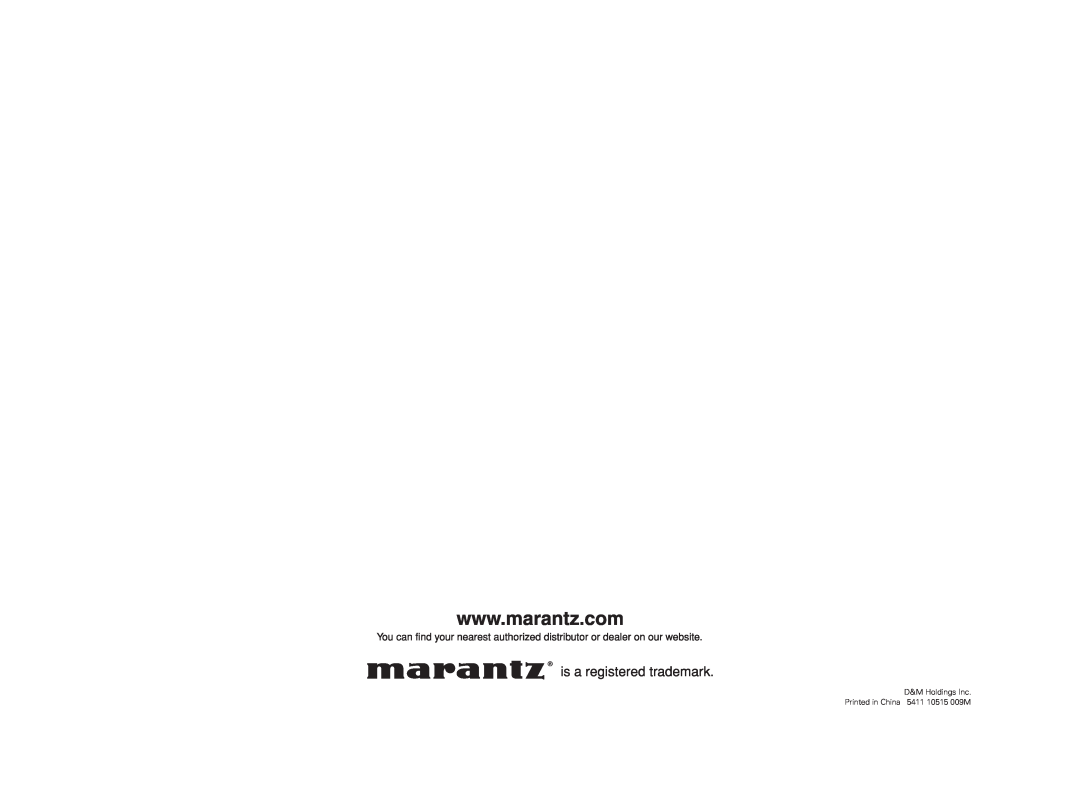 Marantz NA7004 manual 