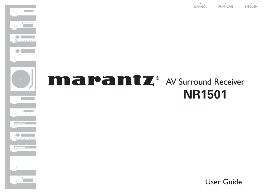 Marantz NR1501 manual 