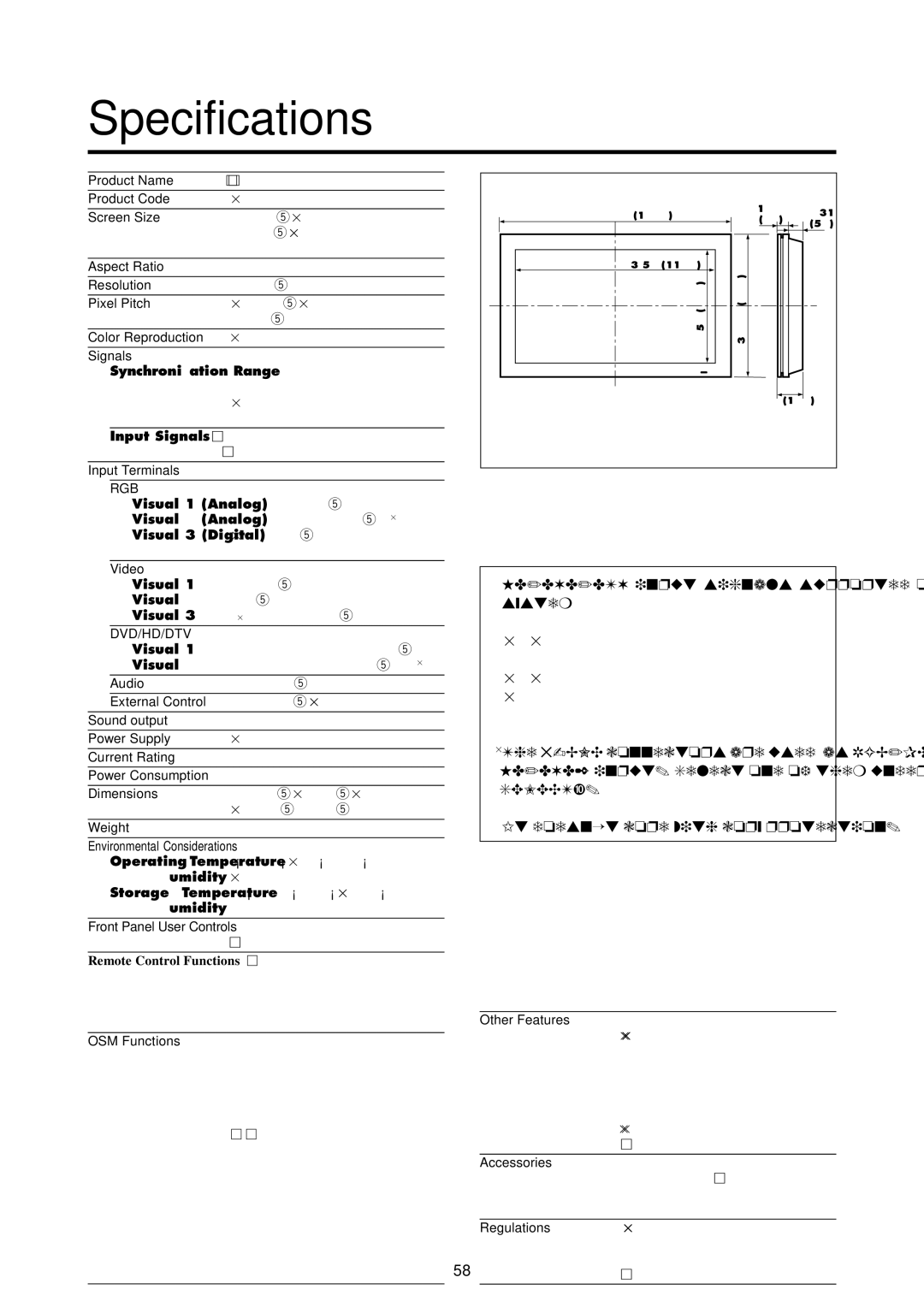 Marantz PD5020D manual Specifications, Signals 