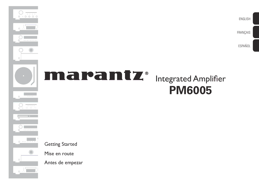 Marantz PM6005 manual 