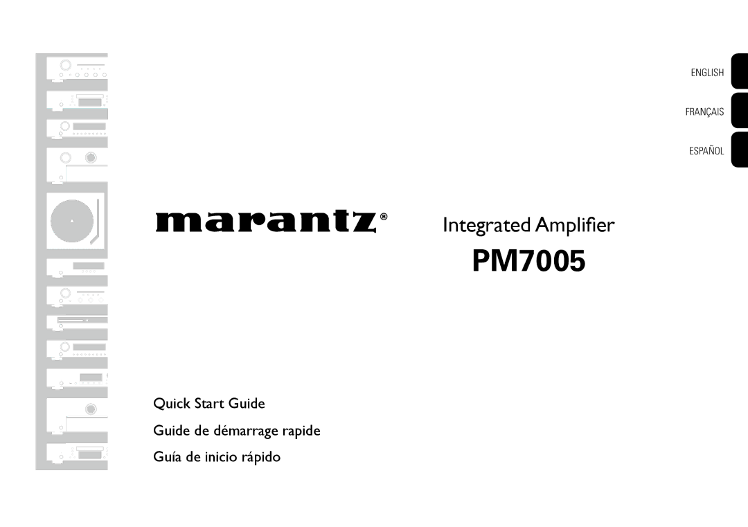 Marantz PM7005 quick start 