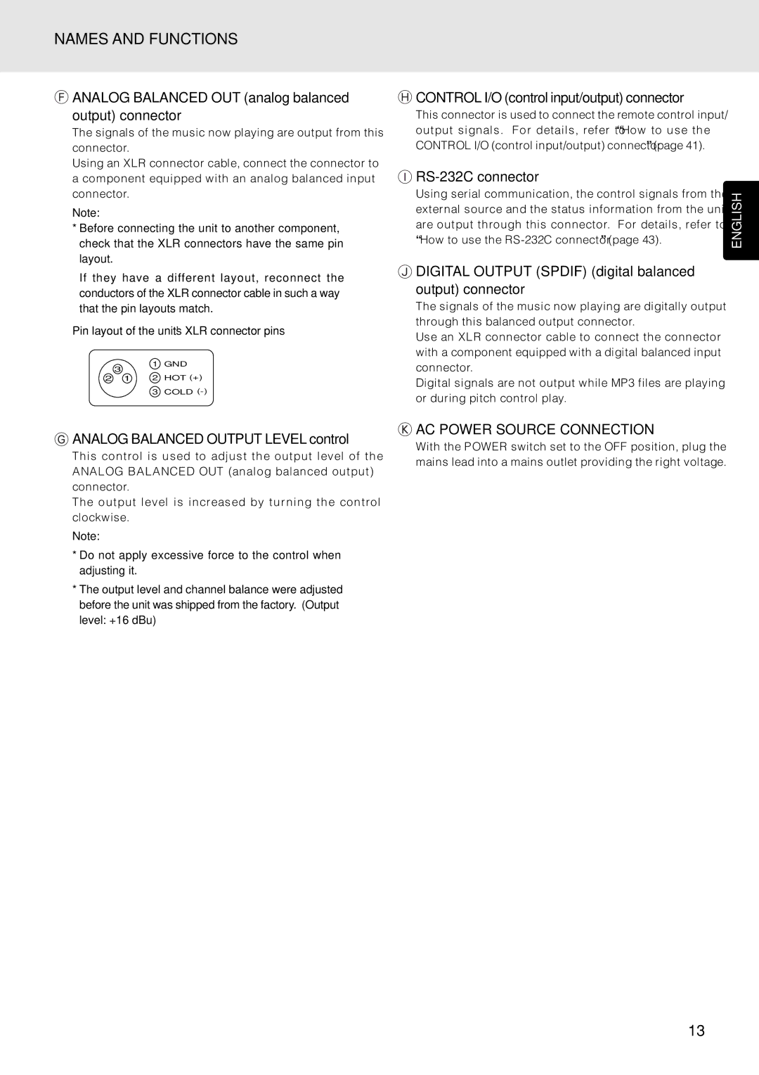 Marantz PMD325 manual AC Power Source Connection 