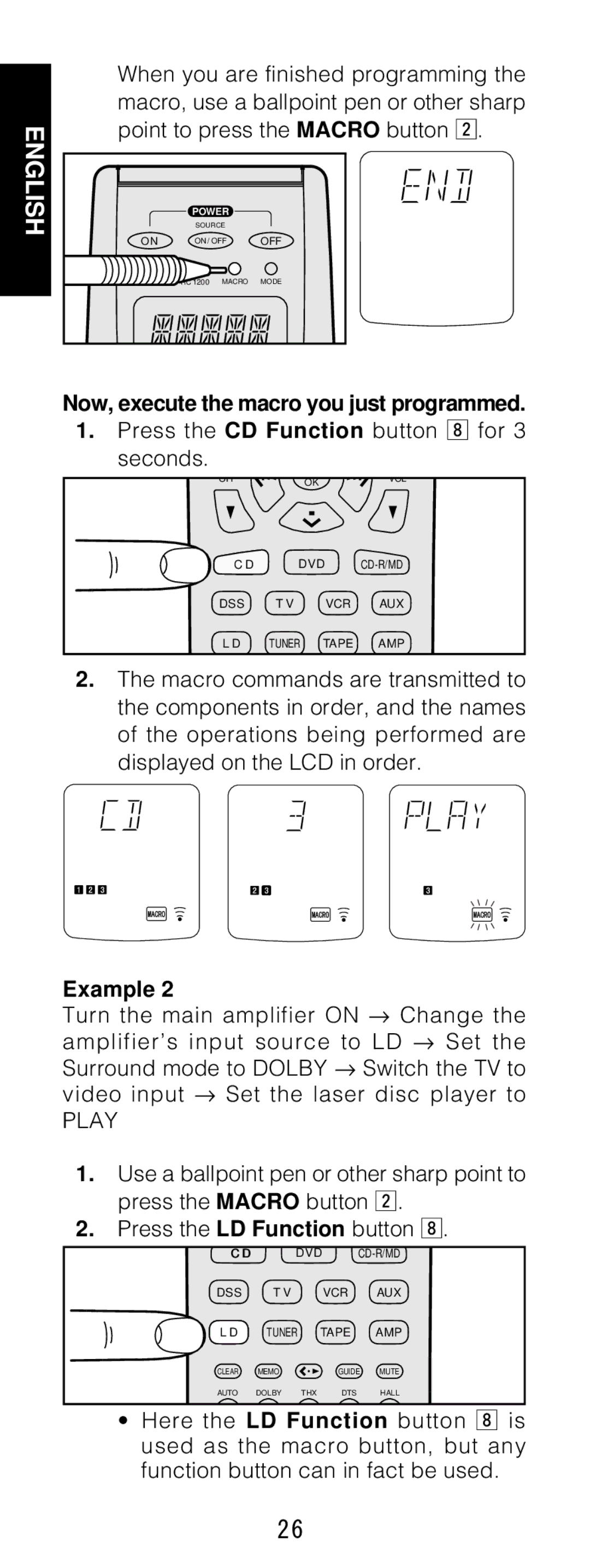 Marantz RC1200 manual English 