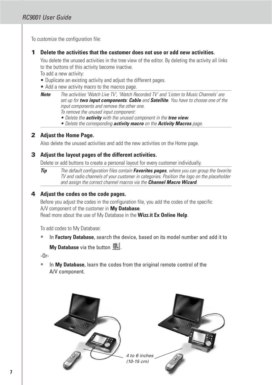 Marantz RC9001 manual Adjust the Home 