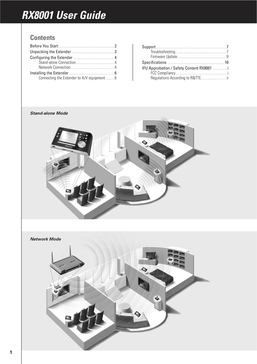 Marantz manual RX8001X8001 User GuideUser Guide, Contents 