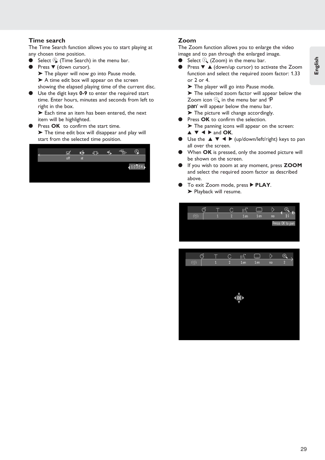 Marantz SA-12S1 manual Time search, Zoom 