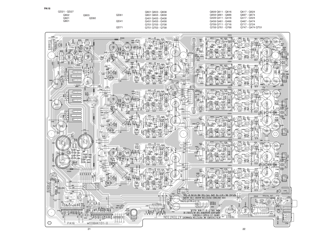 Marantz SA-17S1 service manual PA16 