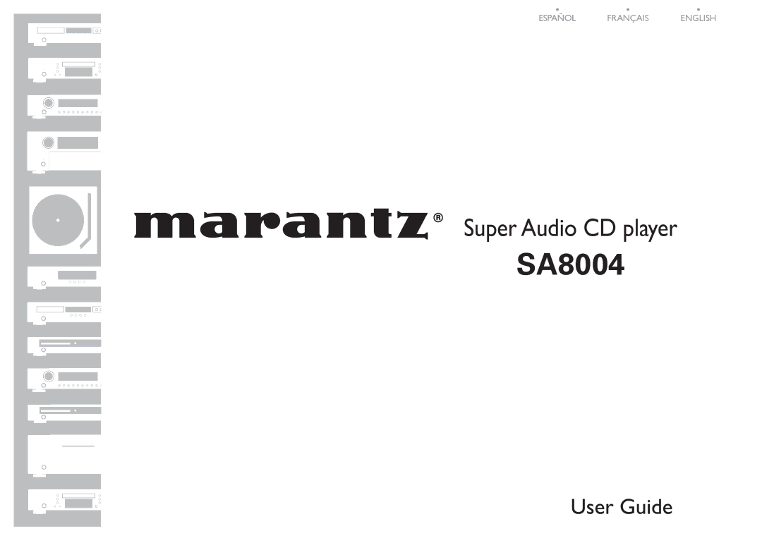Marantz SA8004 manual 