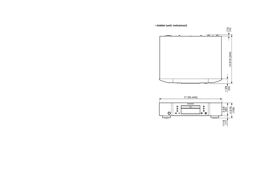 Marantz SA8004 manual 11/16 