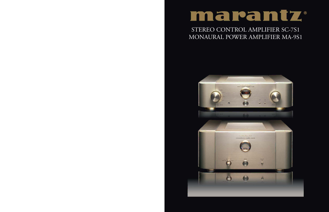 Marantz MA-9S1, SC-7S1 dimensions 