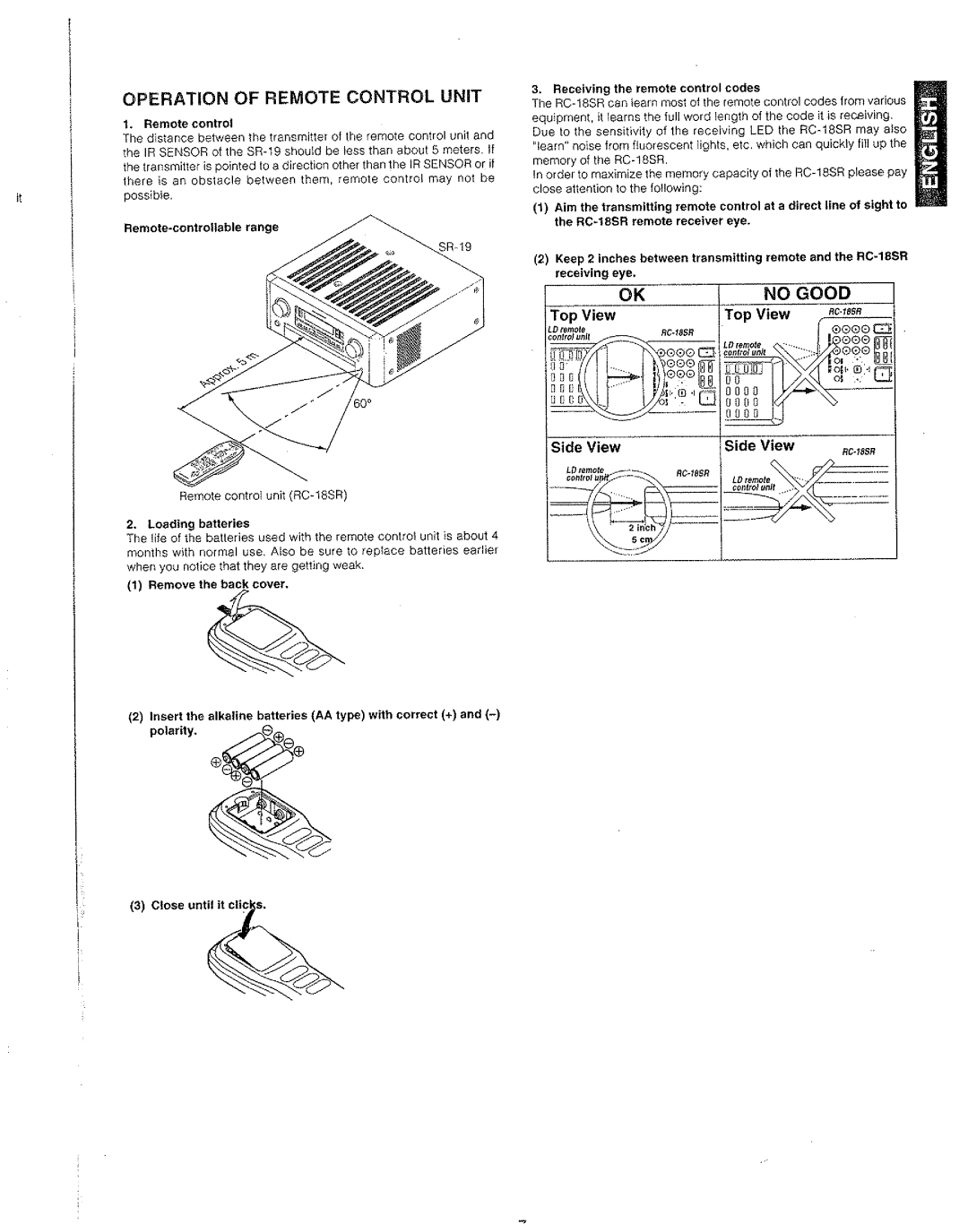 Marantz SR-19 manual 