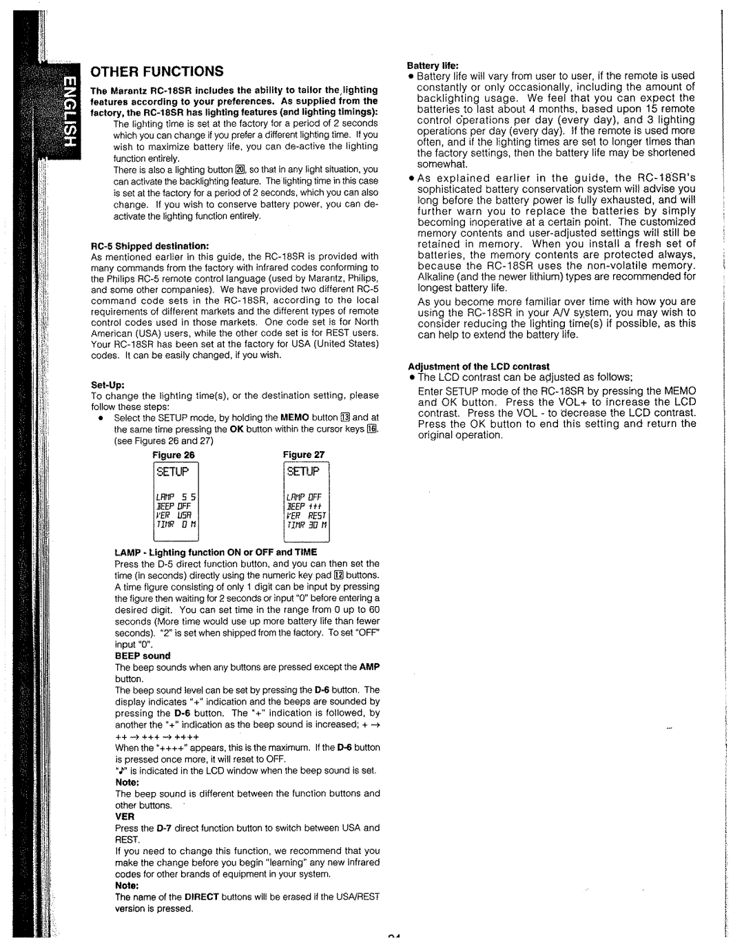 Marantz SR-19 manual 