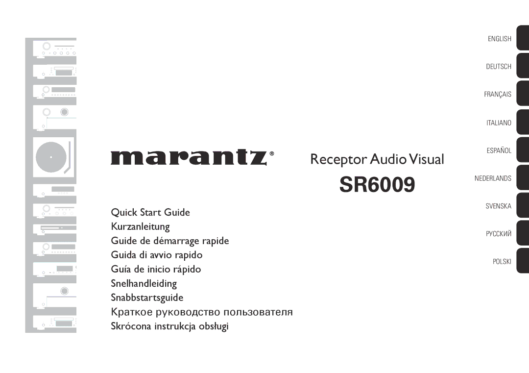 Marantz SR6009 quick start 