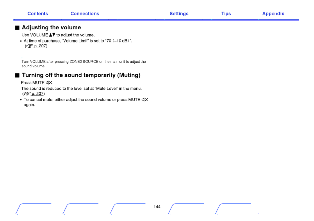 Marantz SR6009 owner manual Adjusting the volume, Turning off the sound temporarily Muting 