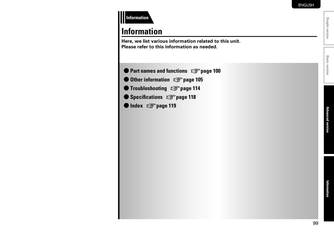 Marantz SR7005 manual Information 