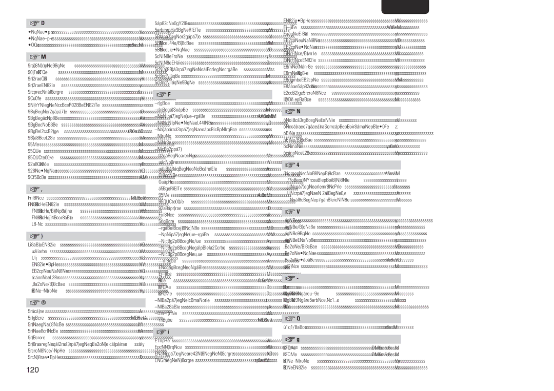 Marantz SR7005 manual VvL, VvM, VvN, VvO, VvP, VvR, VvS, VvT, VvU, VvV, VvW, VvX, VvZ 