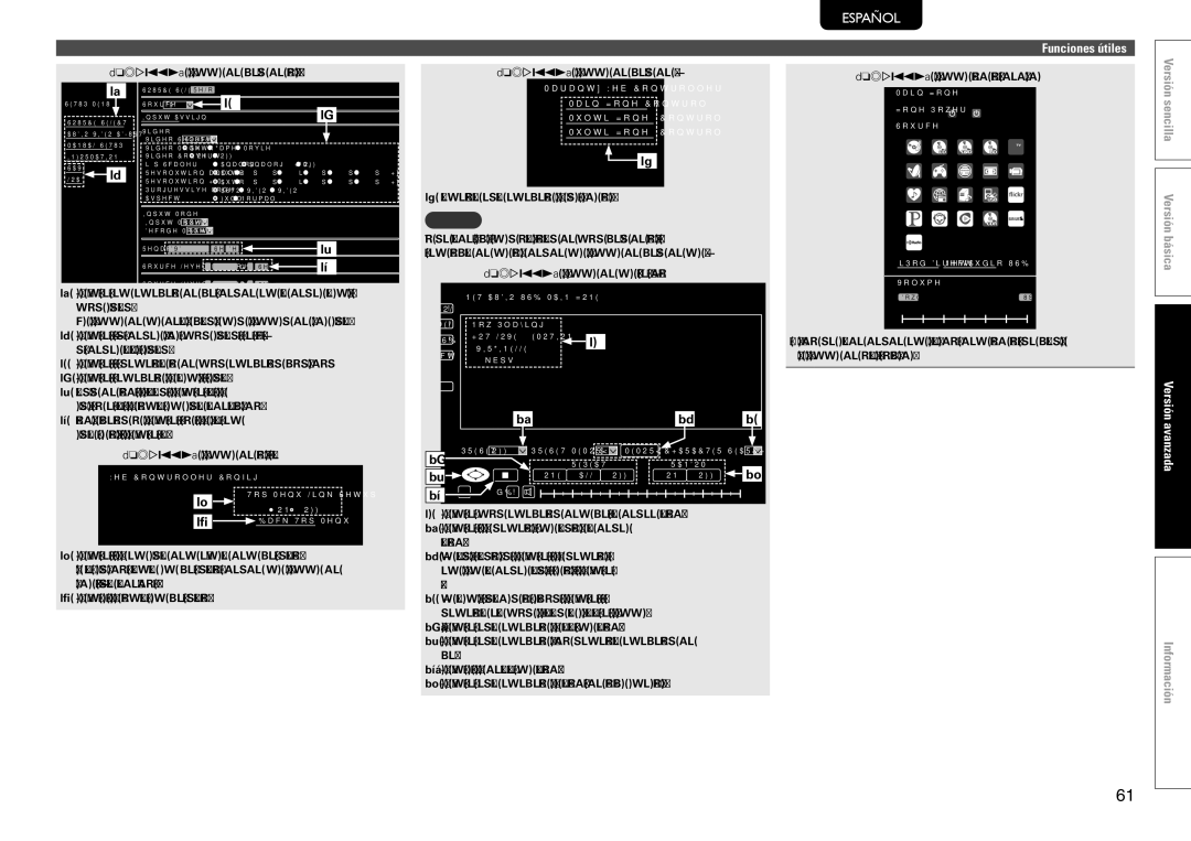 Marantz SR7005 manual GEjemplo 2H Pantalla de menús de configuración, Q8Seleccione este elemento para usar cada zona 