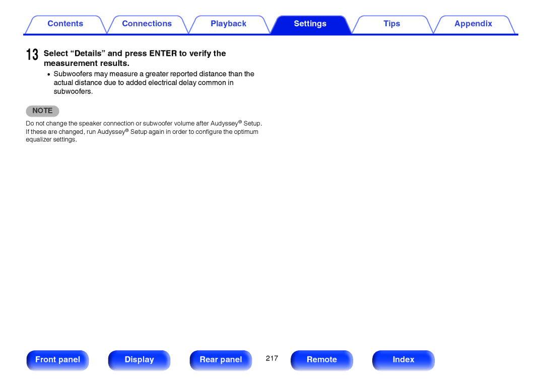 Marantz SR7009 owner manual 217 