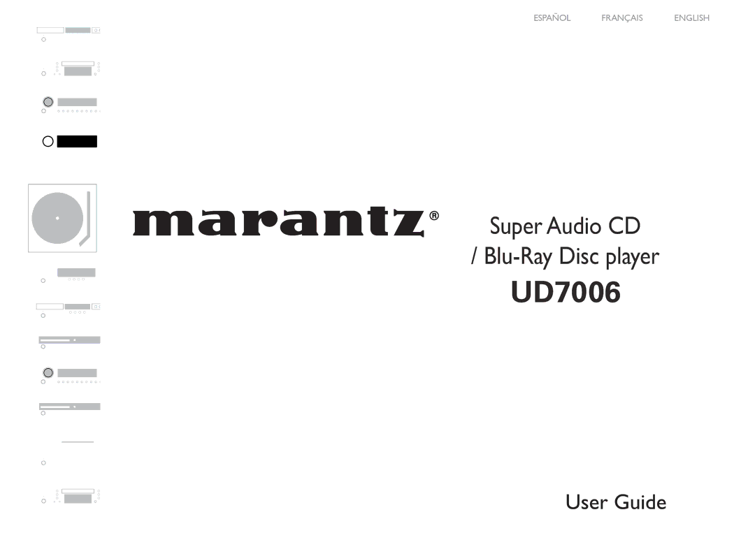 Marantz UD7006 manual 