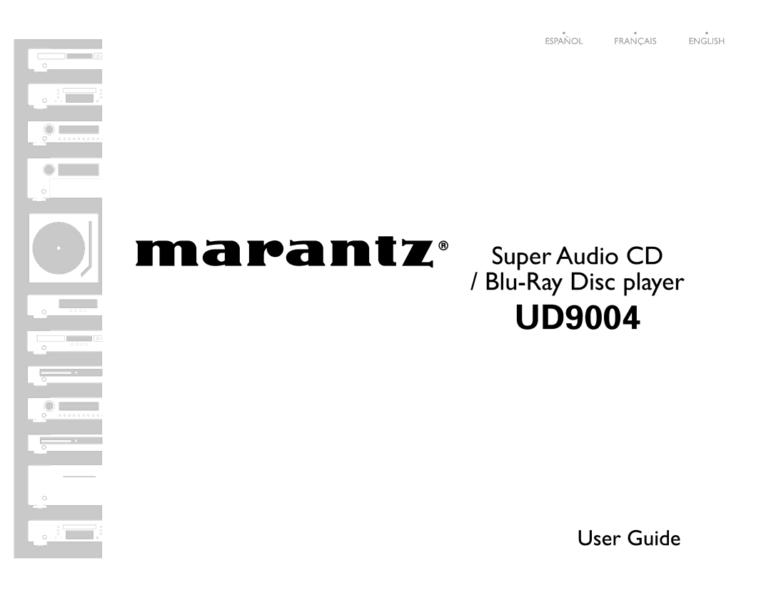 Marantz UD9004 manual 