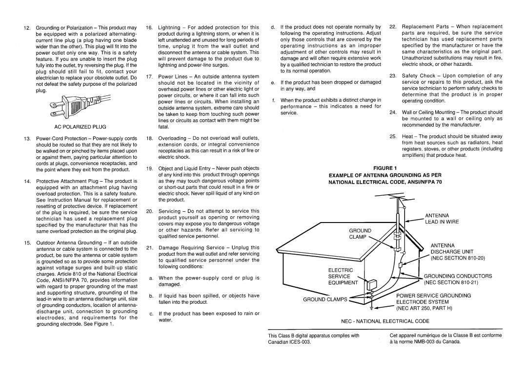Marantz ZR6001 manual 