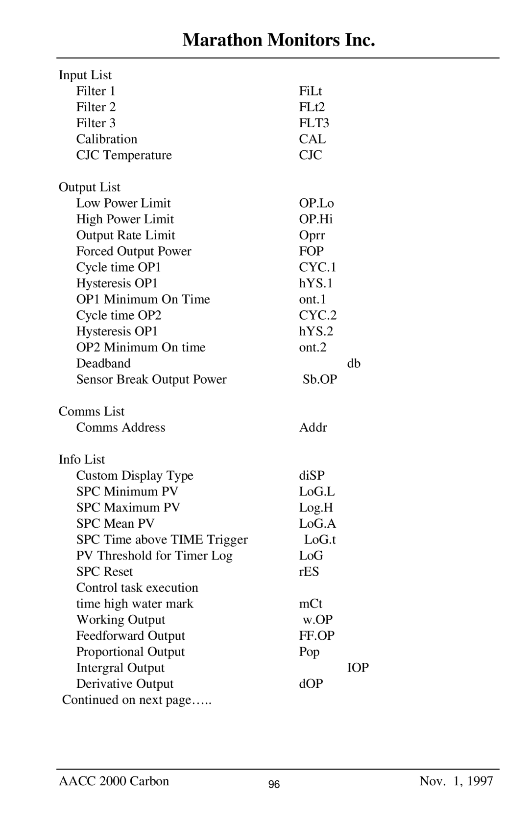 Marathon Computer AACC 2000 manual FLT3 