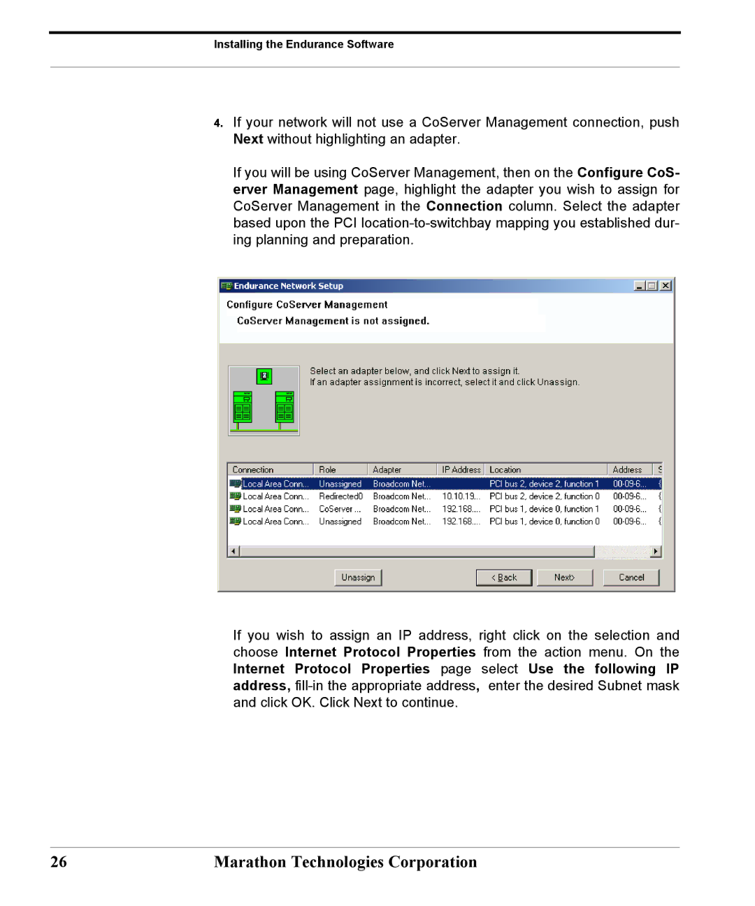 Marathon Computer IBM BladeCenter, FTvirtual Server manual Marathon Technologies Corporation 