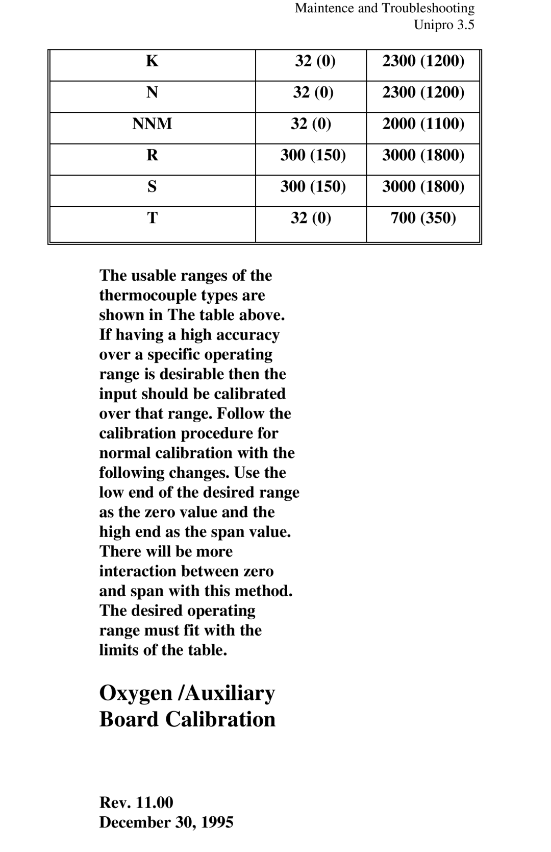 Marathon Computer V3.5 user manual Oxygen /Auxiliary Board Calibration 