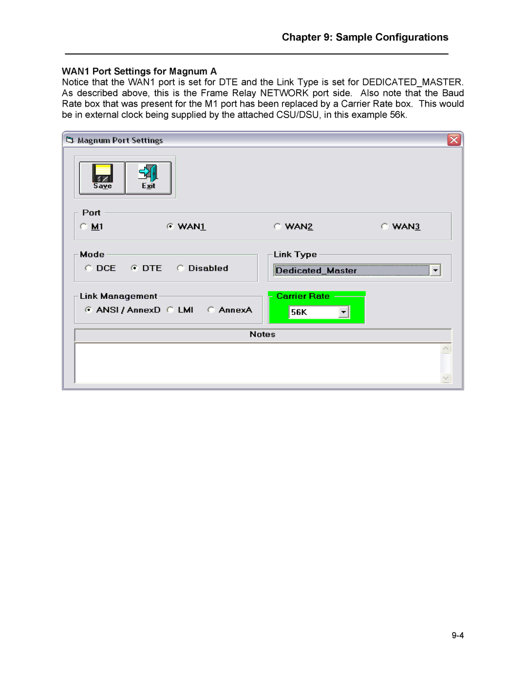 Marathon MAGNUM ROUTER manual WAN1 Port Settings for Magnum a 