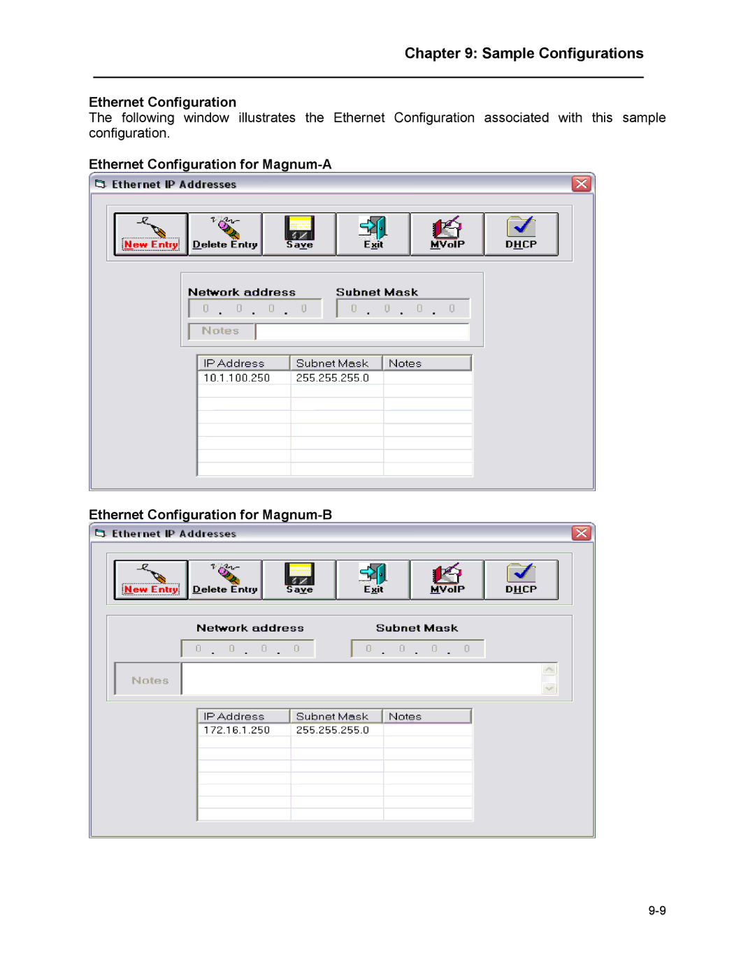 Marathon MAGNUM ROUTER manual Ethernet Configuration 