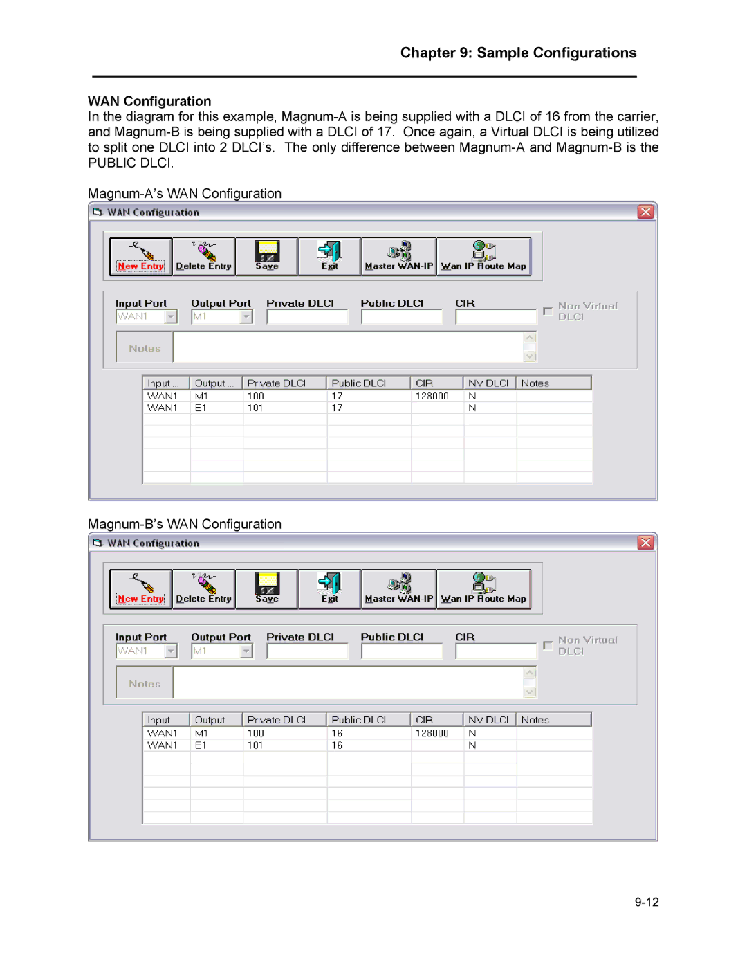 Marathon MAGNUM ROUTER manual WAN Configuration 