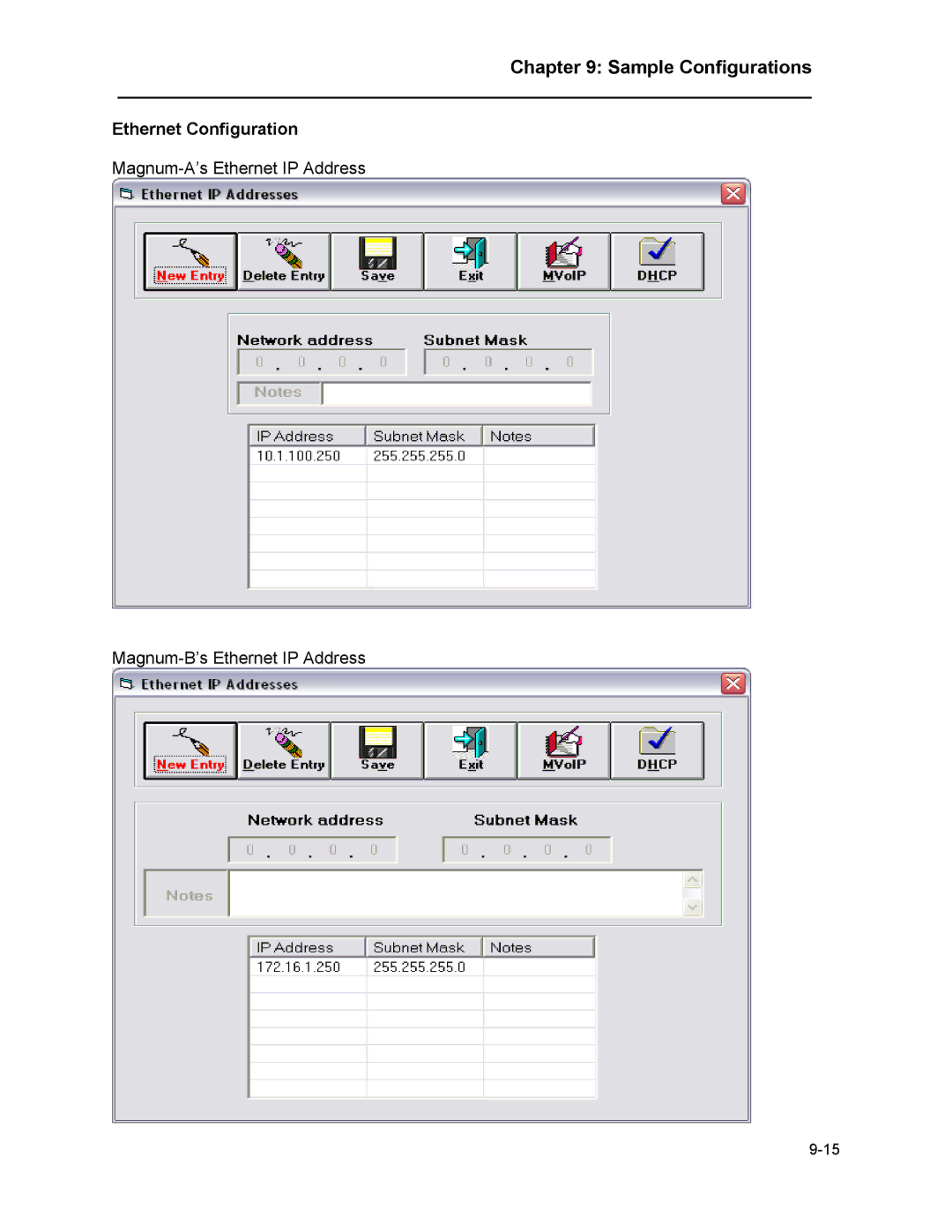 Marathon MAGNUM ROUTER manual Ethernet Configuration 