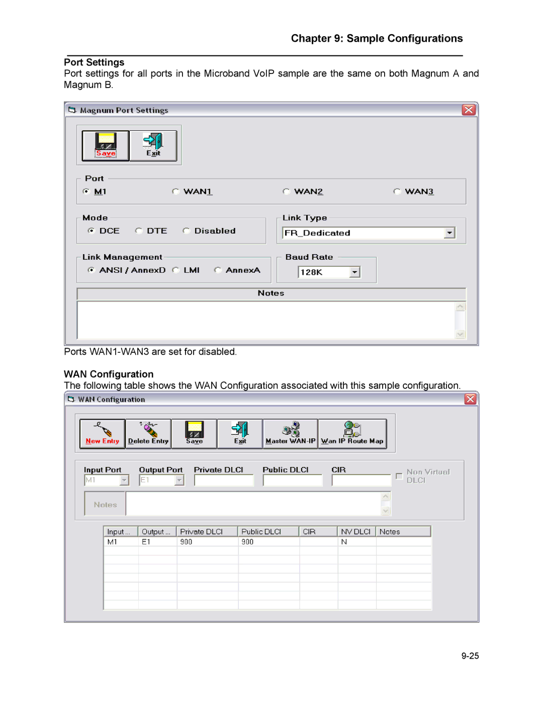 Marathon MAGNUM ROUTER manual Port Settings 