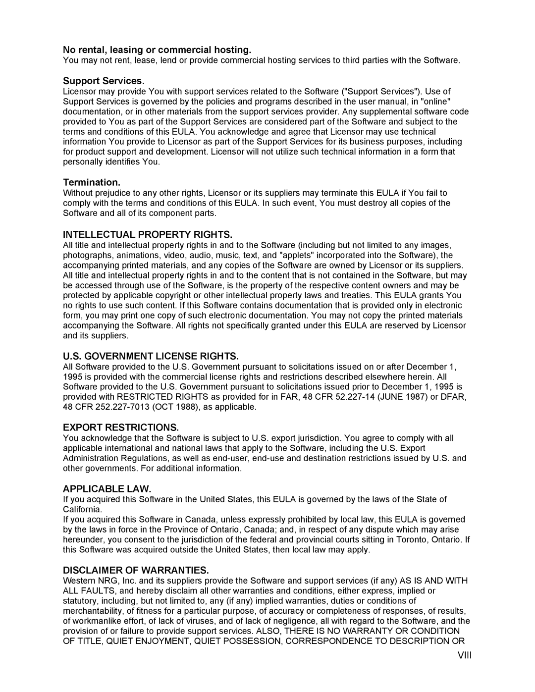 Marathon MAGNUM ROUTER manual No rental, leasing or commercial hosting, Support Services Termination 