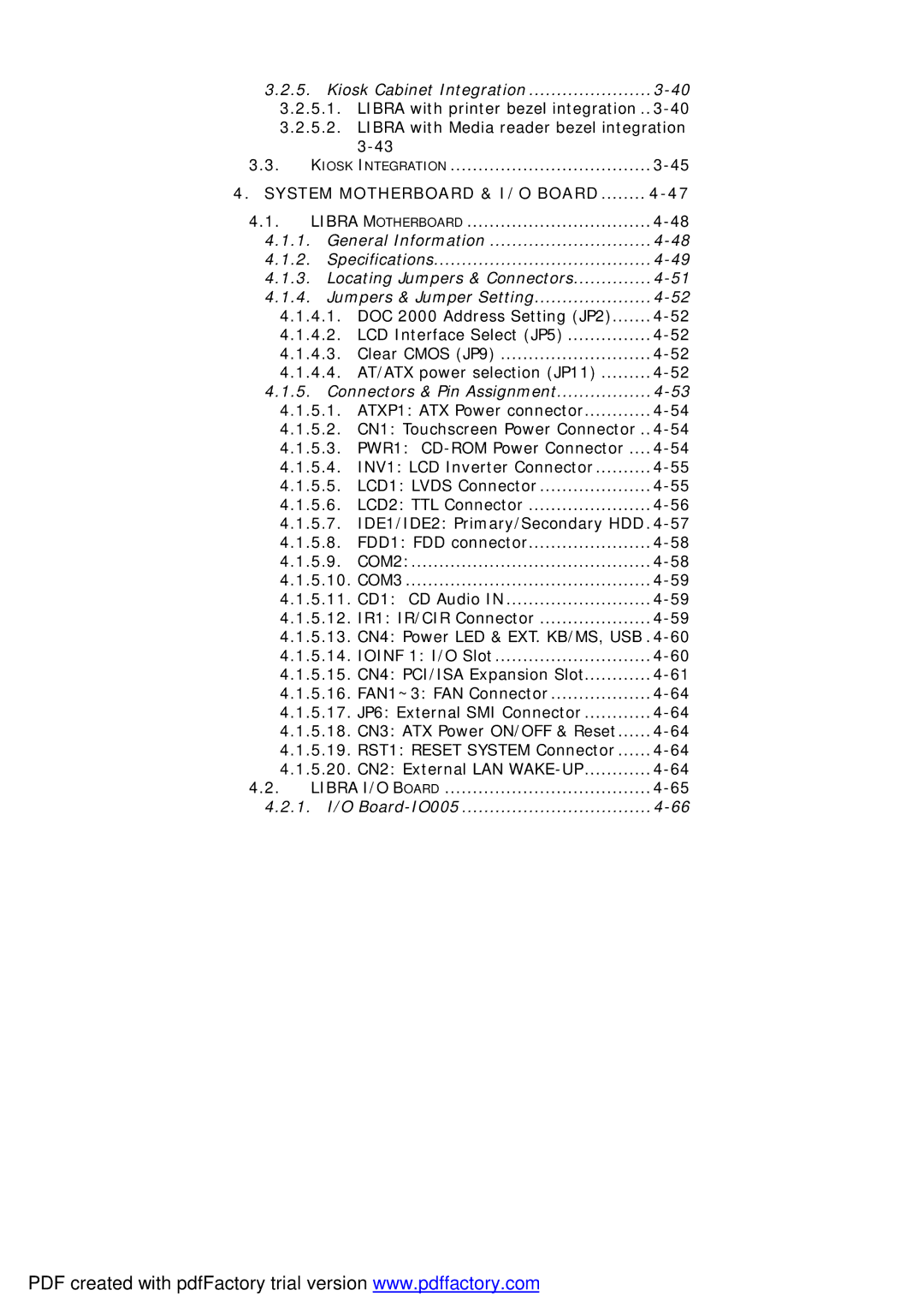 March Products 120 III (PC620) user manual System Motherboard & I/O Board 