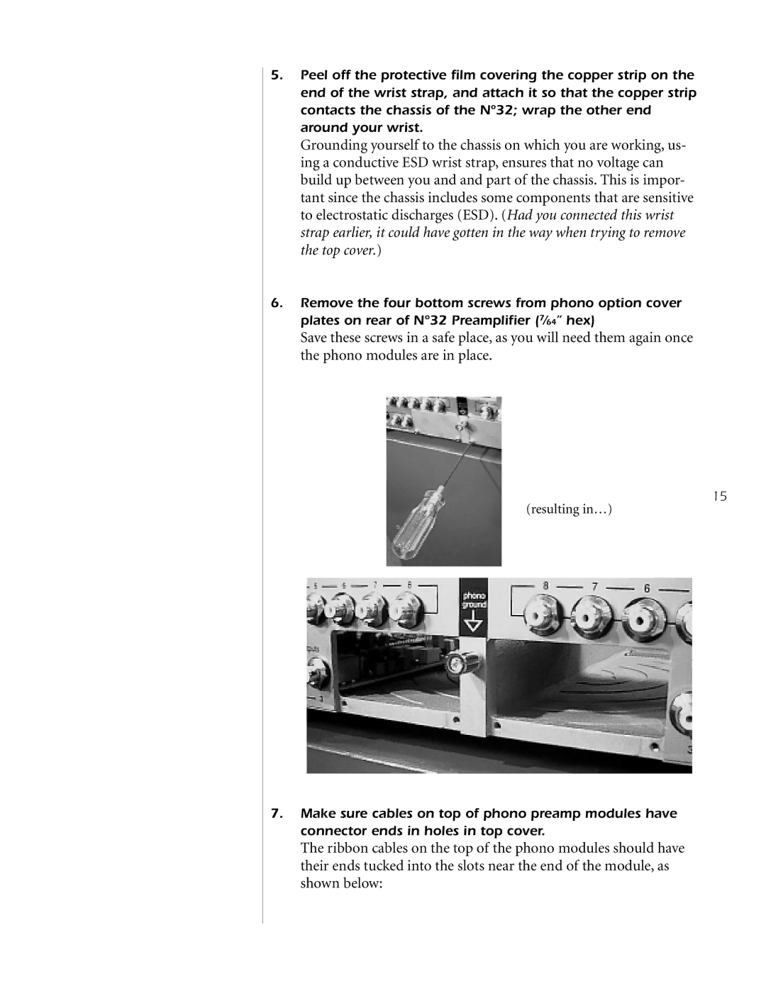 Mark Levinson N32 owner manual Resulting in… 