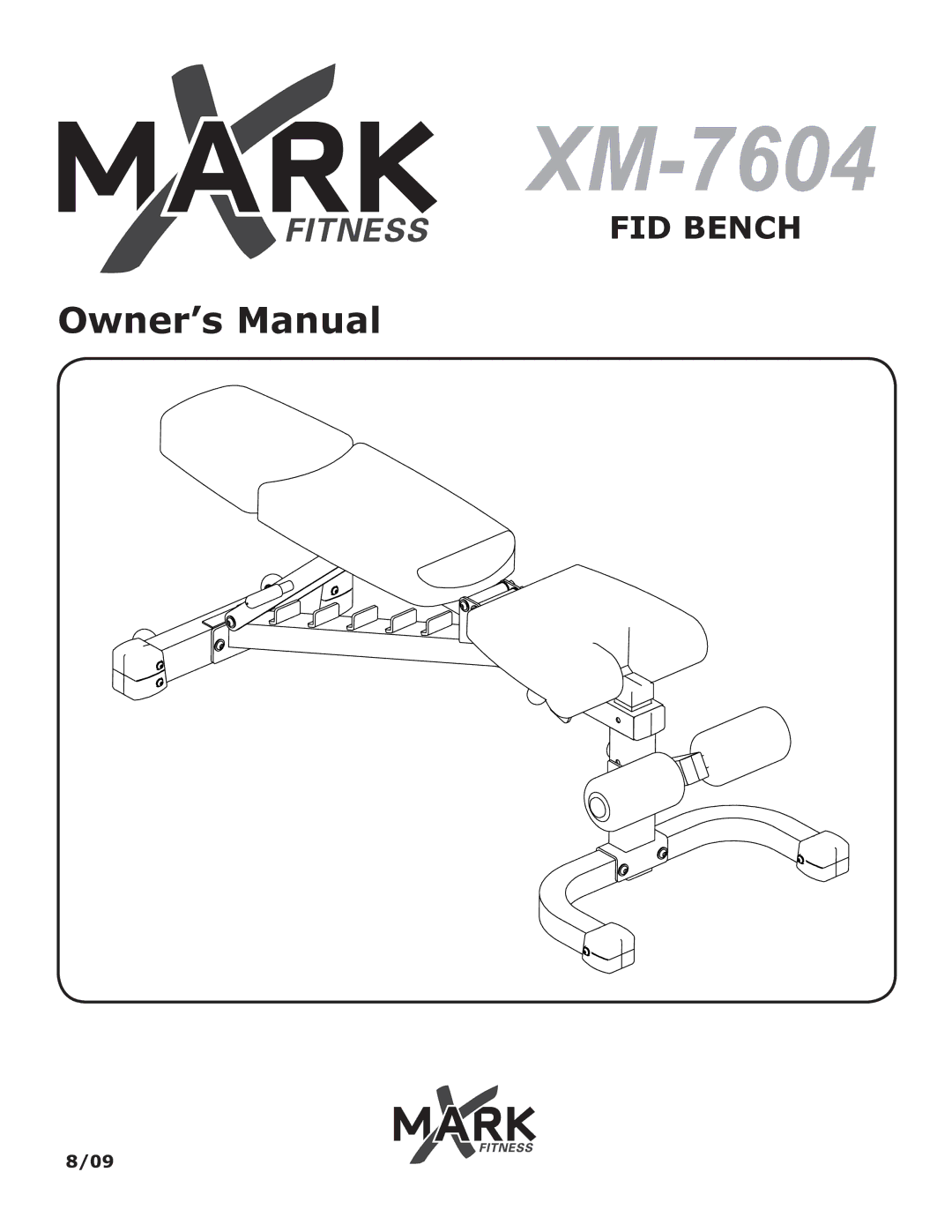 Mark Of Fitness XM-7604 owner manual 