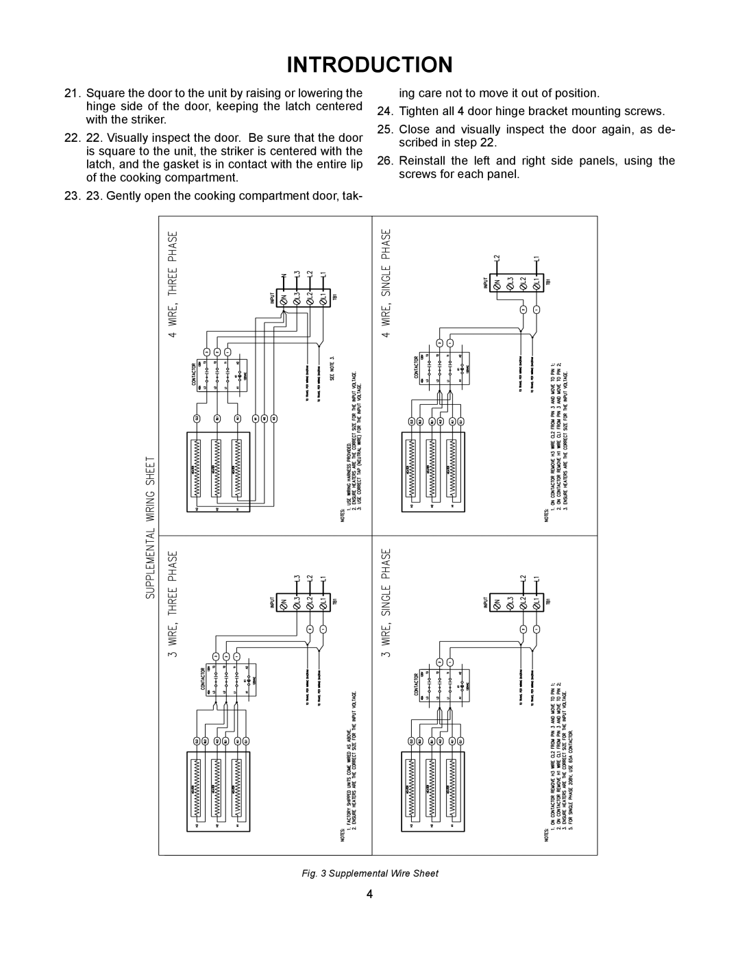 Market Forge Industries ST-6E, ST-3E, STEAM-TECH ELECTRIC STEAM COOKER manual Supplemental Wire Sheet 