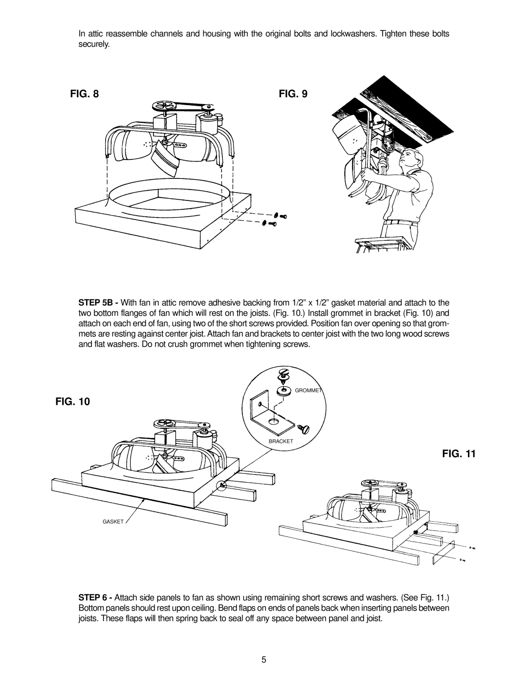 Marley Engineered Products 2438, 3638R, 3038R manual Grommet Bracket Gasket 